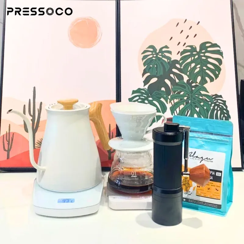 Presso Electric pour-over kettle 0.8l, 1200W, White 09