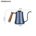 Presso Kettle 304 Stainless Steel Pour Over 600ml - Blue 02