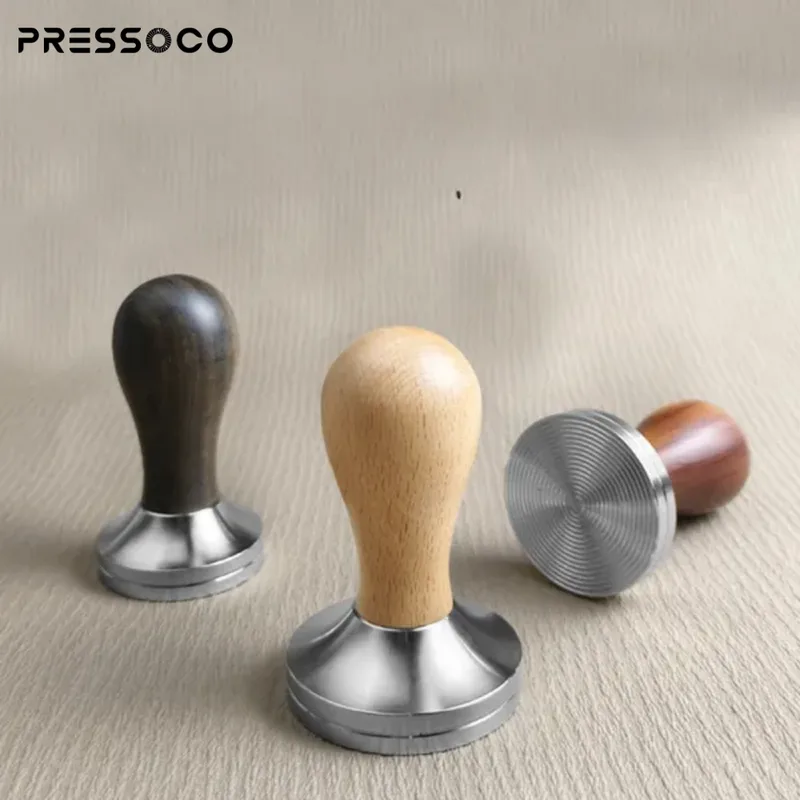 Presso Tamper 58.5mm, Gỗ walnut 03