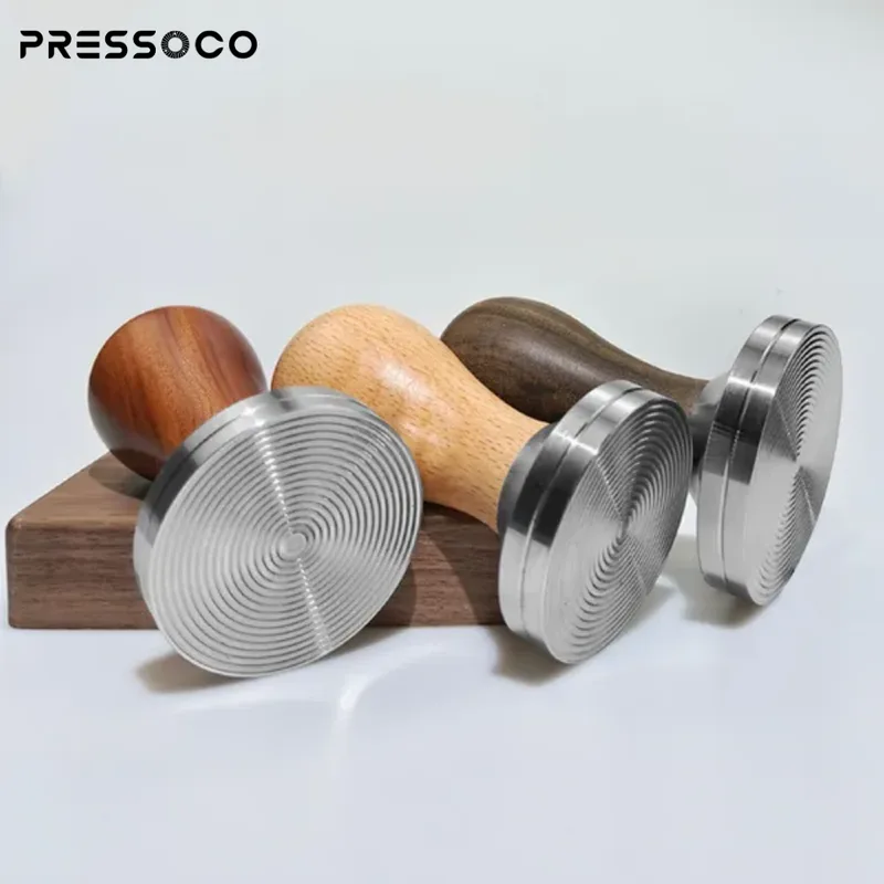 Presso Tamper 58.5mm, Gỗ walnut 05