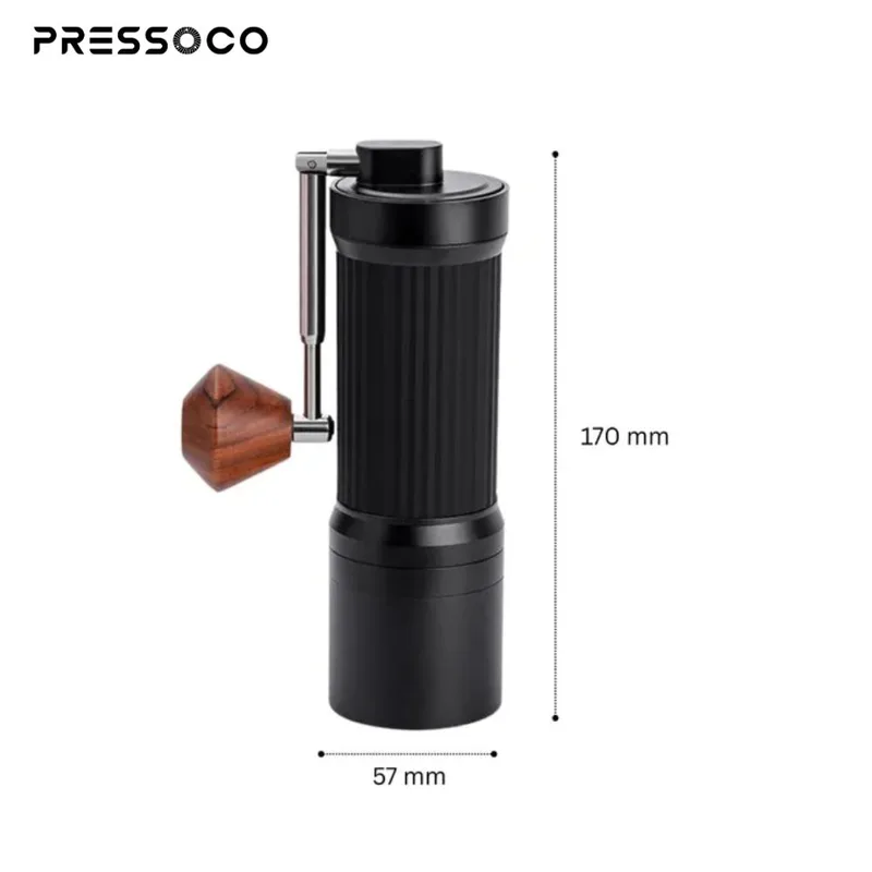 Presso Valor Hand Grinder CNC 304, Black 02