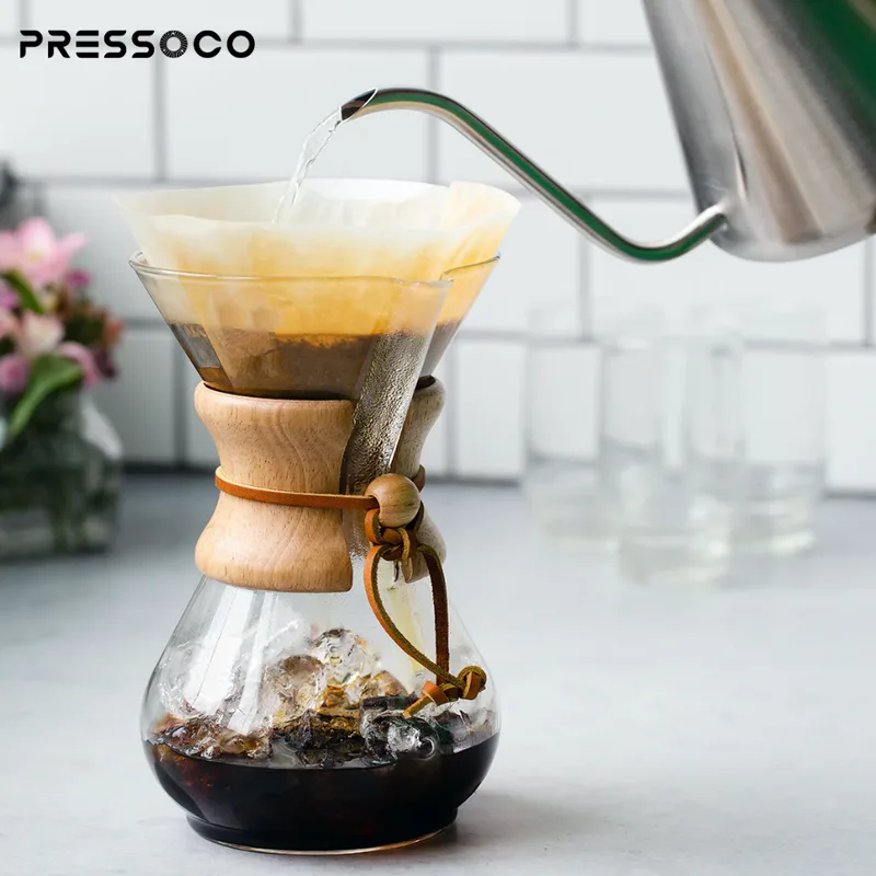 Pressoco Coffee Paper Filter Chemex 3 cups (100 tờ) 09