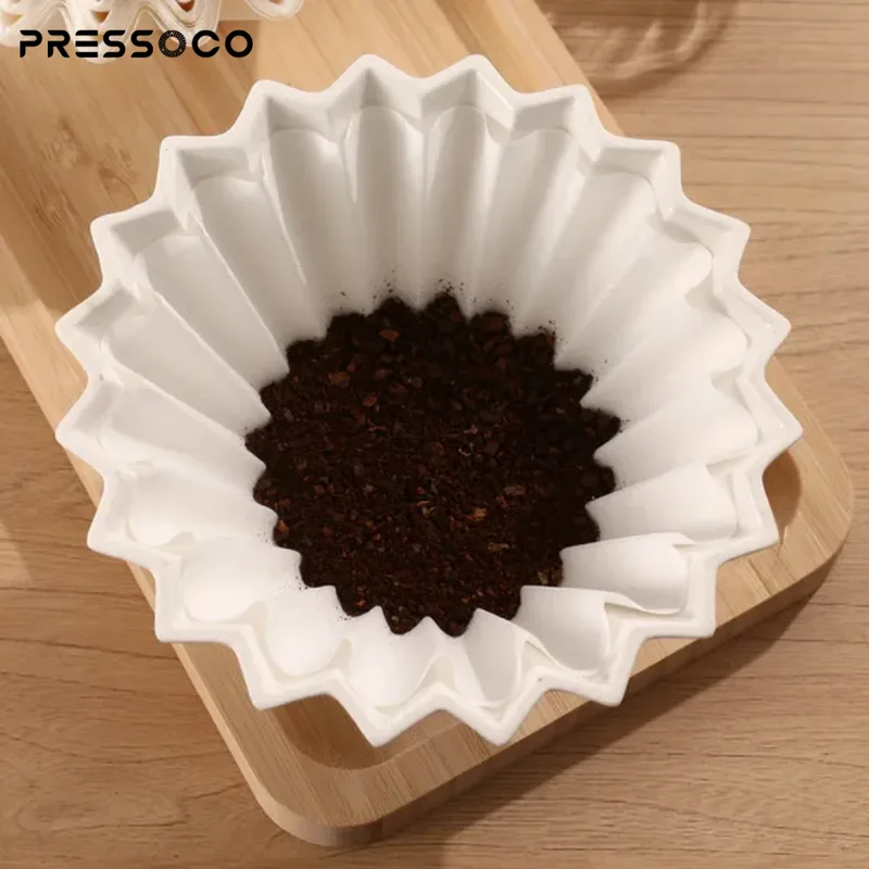 Pressoco Coffee Paper Filter Wave W-155 (100*55mm) x 50 tờ 02