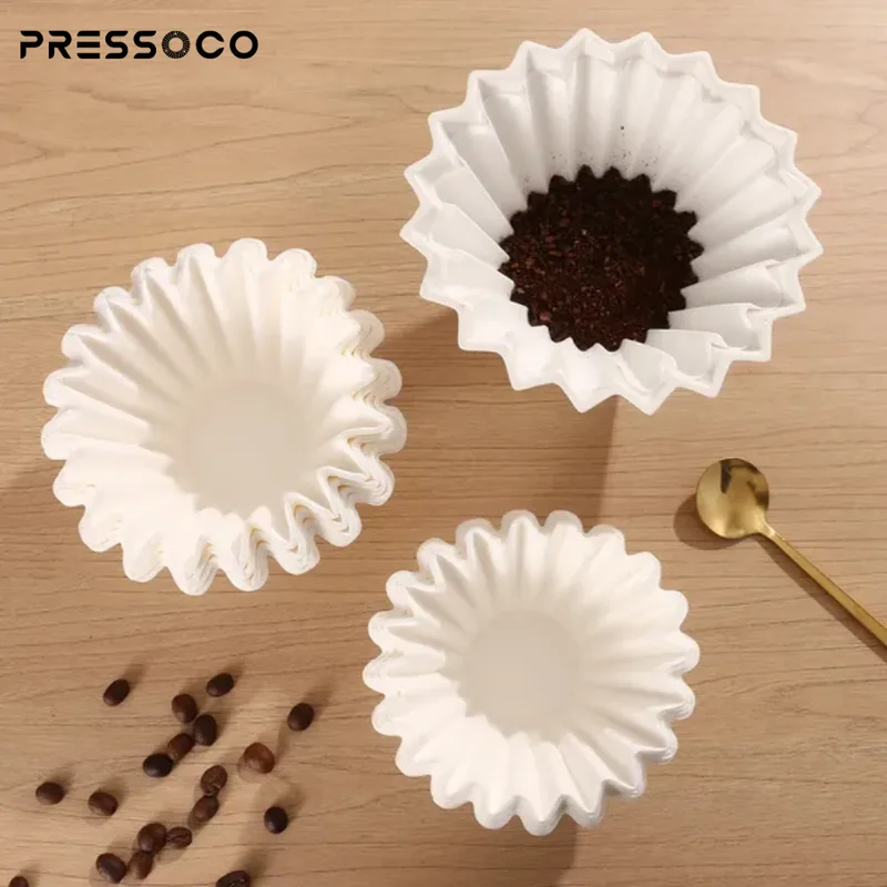 Pressoco Coffee Paper Filter Wave W-155 (100*55mm) x 50 tờ 05