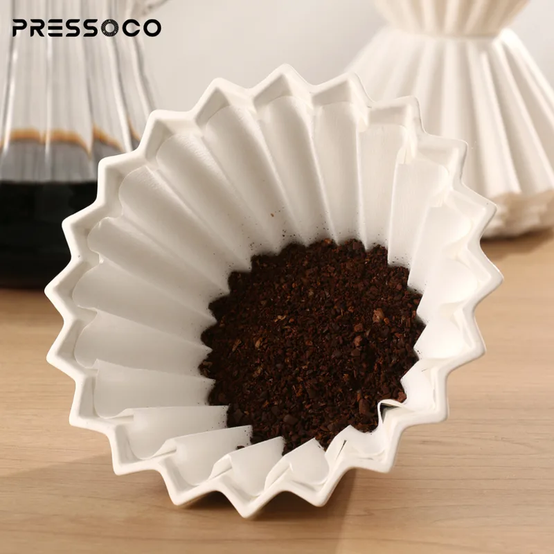 Pressoco Coffee Paper Filter Wave W-185 (185*50 mm) 04