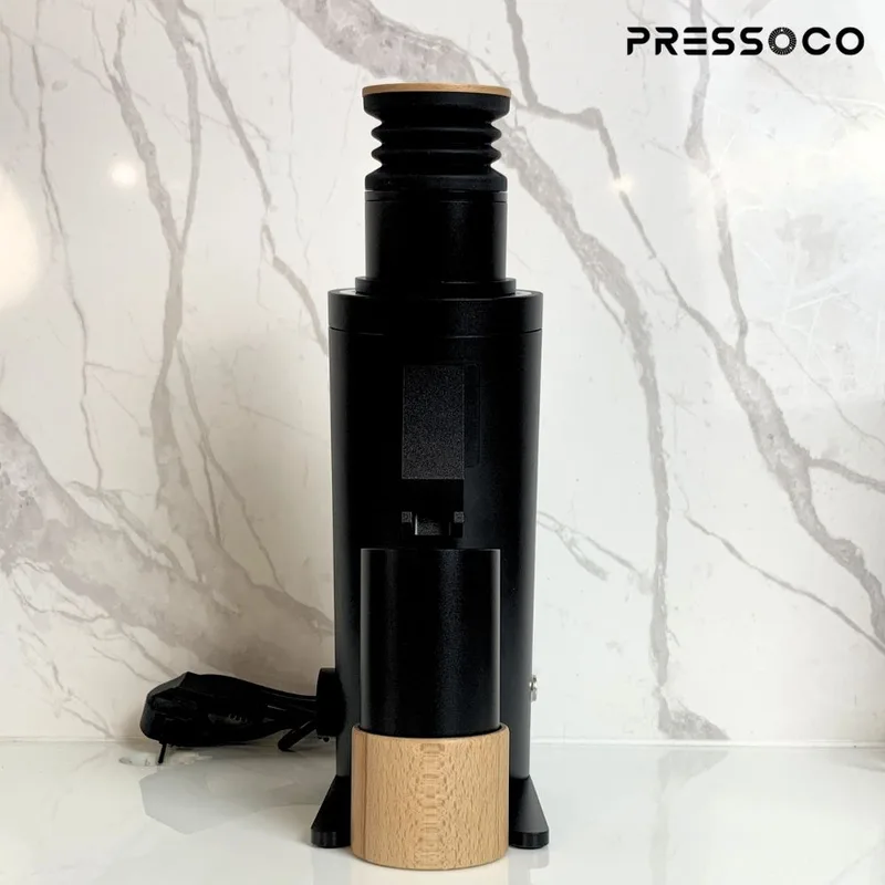 Pressoco DF64V Grinder Red Titan-Burr, 64mm, Single Dose Black 300W 03
