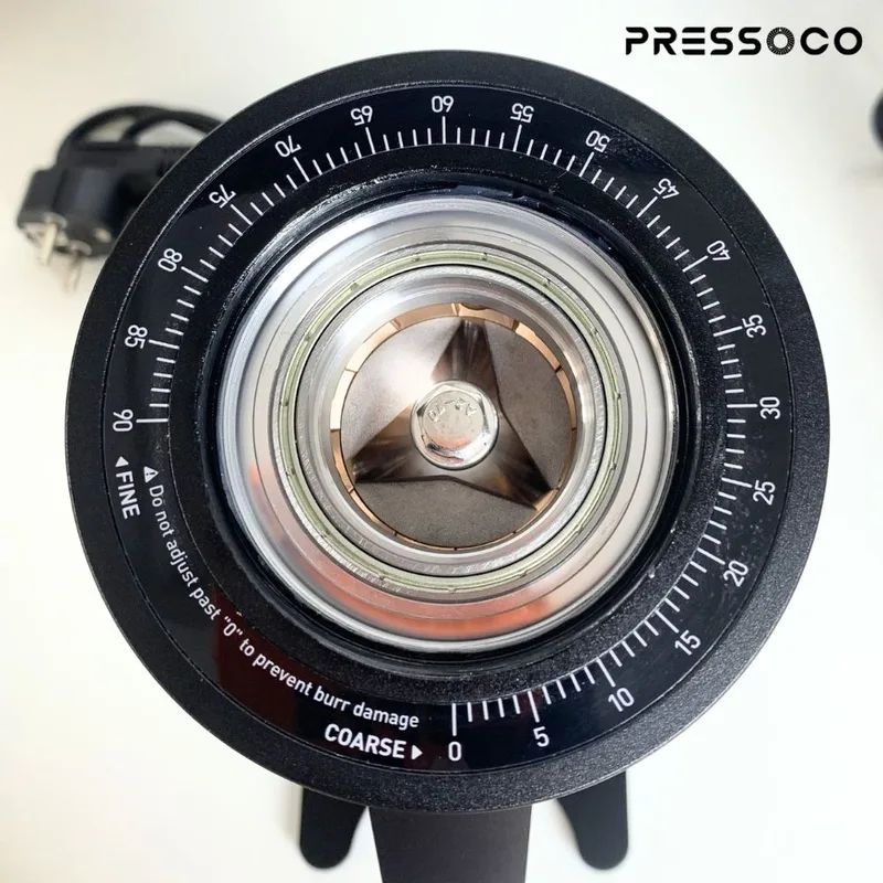 Pressoco DF64V Grinder Red Titan-Burr, 64mm, Single Dose Black 300W 05