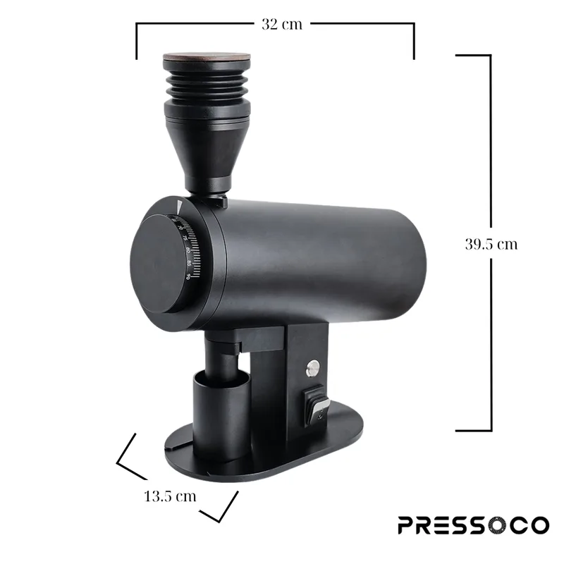 Pressoco DF83V Grinder DLC Espresso, 83mm Black 680W 02