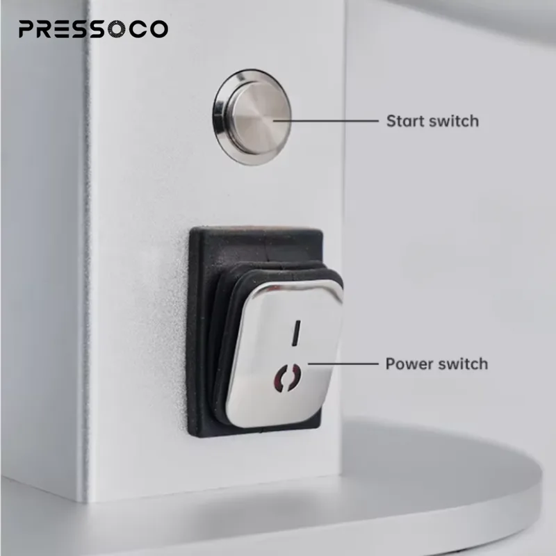 Pressoco DF83V Grinder DLC Espresso, 83mm Silver 680W 06