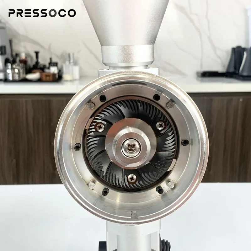 Pressoco DF83V Grinder DLC Espresso, 83mm Silver 680W 08