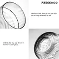 Pressoco Diamond Double Glass Cup, 300ml 03