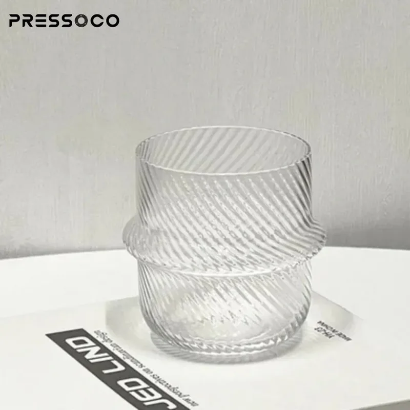 Pressoco Diamond Double Glass Cup, 300ml 04