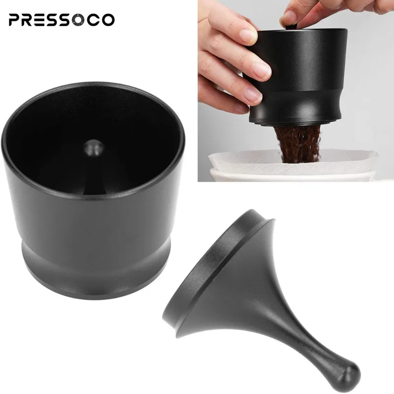 Pressoco - Dosing Cup Aluminum Alloy Holder 58mm/EK43 - Black 07