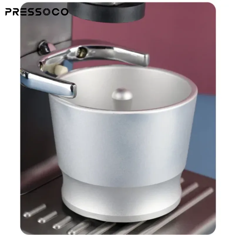 Pressoco - Dosing Cup Aluminum Alloy Holder 58mm/EK43 - Silver 03
