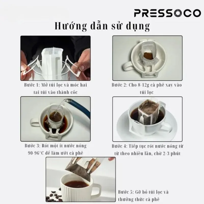 Pressoco  Drip bag - 50pcs 06