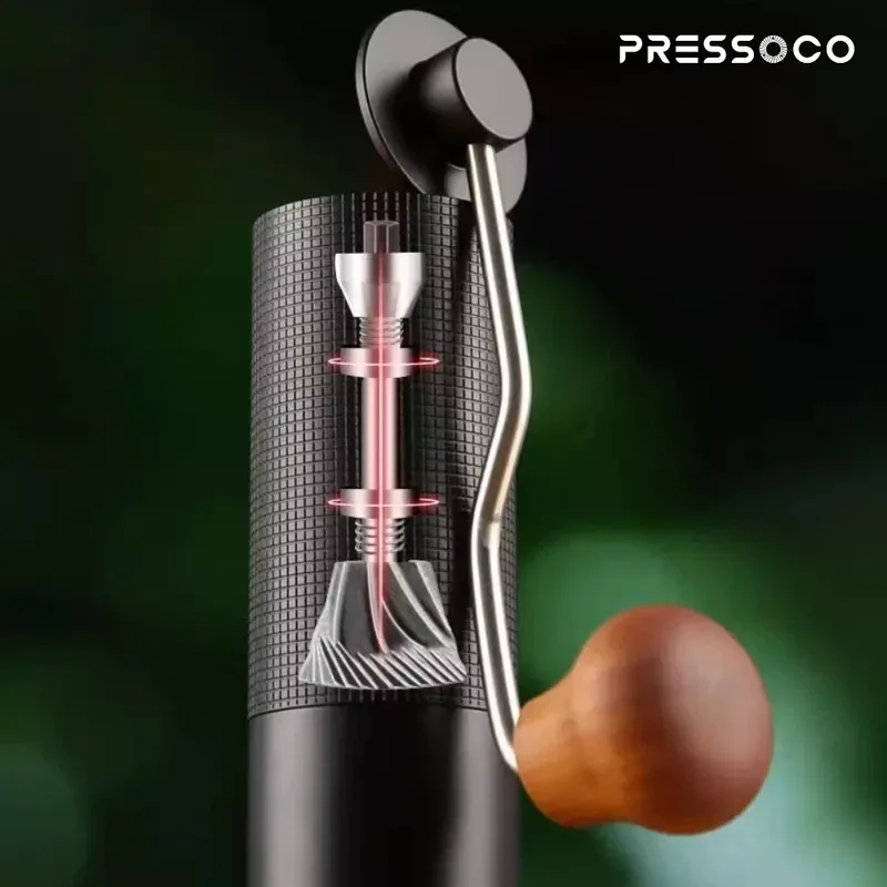 Pressoco Hand Grinder 420CNC Black - Lưỡi xay 5 cạnh 08