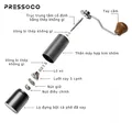 Pressoco Hand Grinder 420CNC Silver - Lưỡi xay 5 cạnh 03