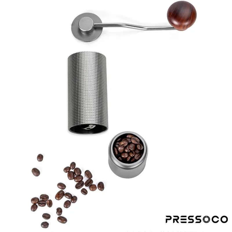 Pressoco Hand Grinder 420CNC Silver - Lưỡi xay 5 cạnh 07