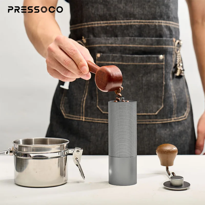 Pressoco Hand Grinder 420CNC Silver - Lưỡi xay 5 cạnh 09