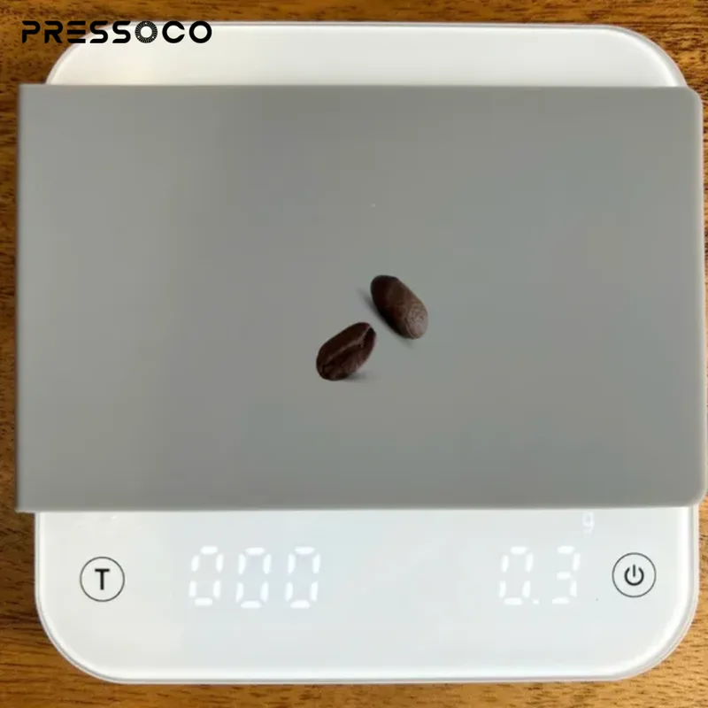 Pressoco K112E Coffee Scale Digital White 2000g, 0.1g 06