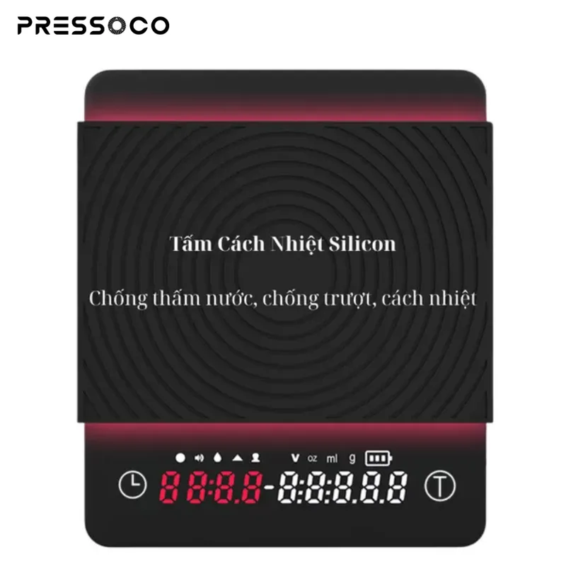 Pressoco K99E Coffee Scale Digital Black 2000g, 0.1g 03