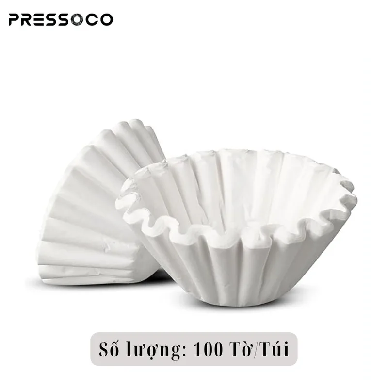 Pressoco Paper filter basket B03 - 20cm - 100 tờ 08