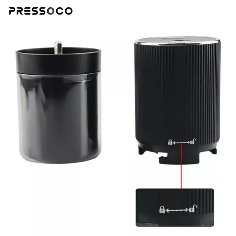 PRESSOCO Portable Electric grinder - Gen Z 38mm | USB Rechargeable -Black 04