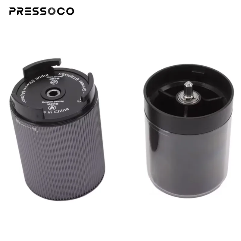 PRESSOCO Portable Electric grinder - Gen Z 38mm | USB Rechargeable - Gray 03