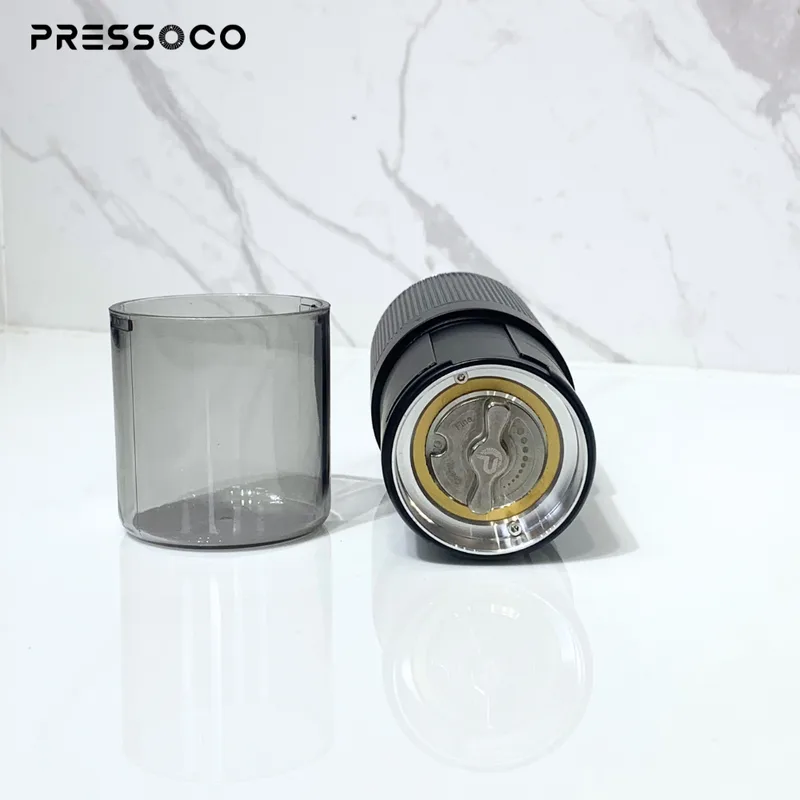 PRESSOCO Portable Electric grinder - Gen Z 38mm | USB Rechargeable - Gray 05
