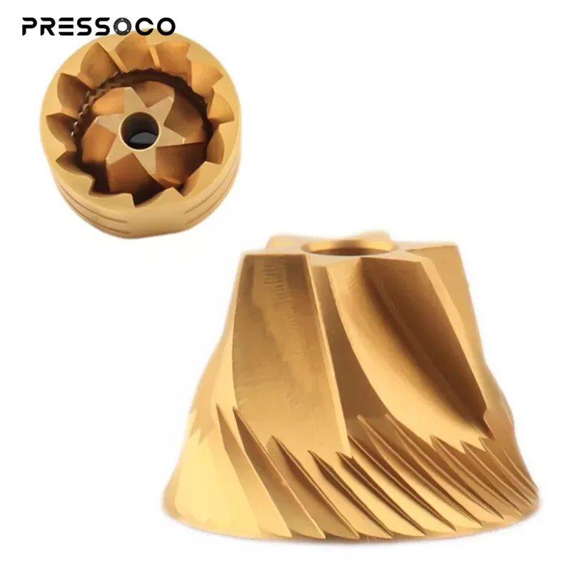 PRESSOCO Portable Electric grinder - Gen Z 38mm | USB Rechargeable - Gray 09