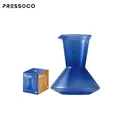Pressoco Set Glass Pour Over - Blue (Drip Pot 600ml + Dripper 02) 02