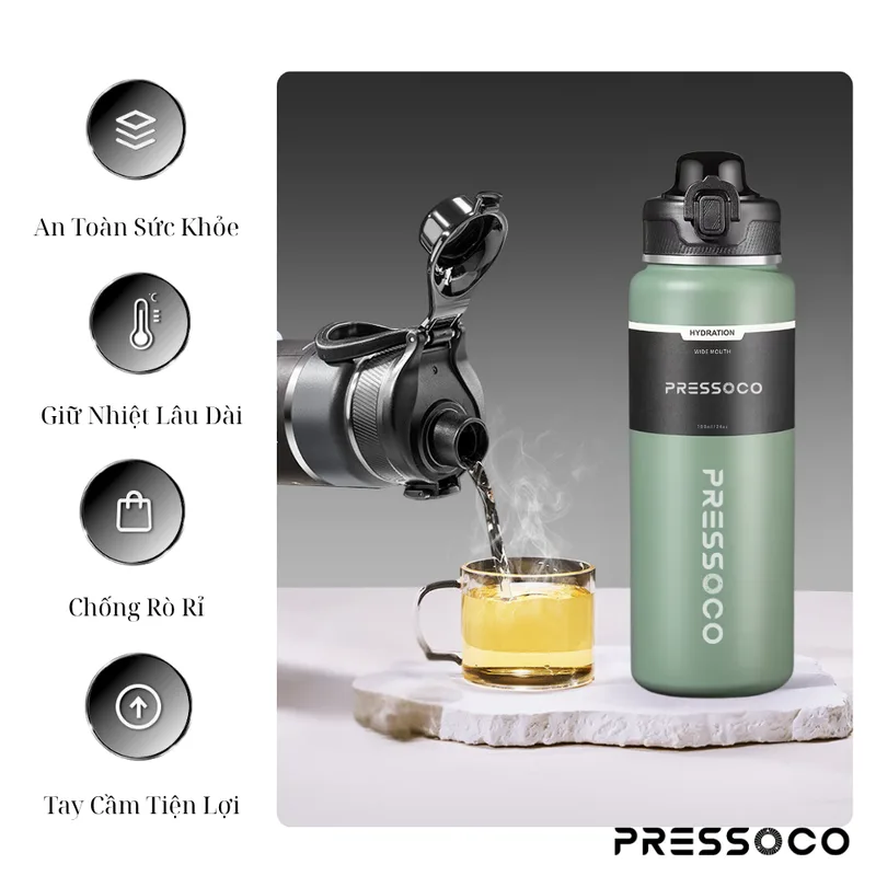 Pressoco Tumbler ThermaLux 700 - Forest Emerald 02