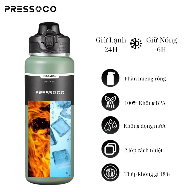 Pressoco Tumbler ThermaLux 700 - Forest Emerald 03